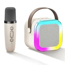 K12 Portable Speaker With Single Mic | Karaoke Microphone With Speaker | Portable Wireless Bluetooth Speaker